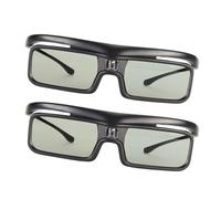 GOWENIC Enlace DLP Gafas 3D para 2500 3000 Pro 3500 Pro Vanish TV Link DLP Proyectores 3D, Gafas de Obturador Activo Recargable de 144Hz Velocidad de Actualización 40 Horas Tiempo de