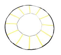 GOWENIC Escalera de Entrenamiento de Agilidad Entrenador de Velocidad y Agilidad de 12 Peldaños para Fútbol Baloncesto, Escalera de Circular para Mejorar el Rendimiento Atlético, Material de Nailon