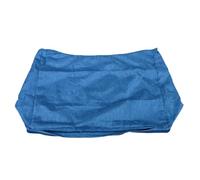 GOWENIC Funda de Almohada de Cuña Triangular para Almacenamiento de Animales de Peluche, Bolsa Organizadora de Juguetes de Peluche con Bolsillos Laterales con Doble Cremallera, Relleno de Cojín de