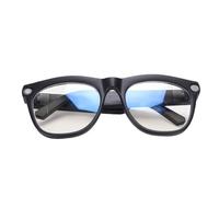 GOWENIC Gafas Inteligentes, Cámara de 8MP, Duración de la Batería Larga, Altavoz y Micrófonos, con Asistente de Sonido de IA, para Negocios de Viajes, Escucha Música