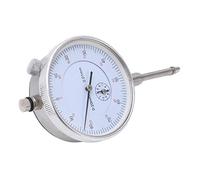 GOWENIC Indicador de Prueba de Dial Mecánico de Alta Precisión Indicador de Dial Tipo Puntero de 0,01 Mm Instrumento de Precisión de Acero Inoxidable para Medición Error de Mecanizado (0-20 mm)