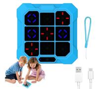 GOWENIC Juego de Dedos de Mano, Juego de Cerebro de Memoria Electrónica Portátil con Modo Silencioso, Entrenamiento de Lógica y Memoria, Juguete de Viaje para Niños Adultos, para Fiesta (Blue)