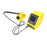 GOWENIC Kit de Estación de Soldadura, 120 W de Calentamiento Rápido PID Control de Temperatura Pantalla LCD Modo de Suspensión Automática, con Cable de Conexión a Tierra Antiestático, (Enchufe de la