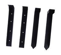 GOWENIC Kit de Reparación de Postes de Cerca de 2 Piezas de Alta Resistencia, Estaca de Anclaje de Poste de Cerca de Acero para Postes de Metal de Madera de 4x4 6x6, Soporte de Poste de de Costilla