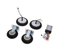GOWENIC Kit de Rueda con Motor de Cubo de Alto Rendimiento, 500W, con Controlador para Triciclos, Ruedas de Goma de Aleación de Aluminio
