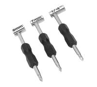 GOWENIC Llave de Reparación de Guitarra de 3 Piezas | Herramienta de Ajuste de Varilla de Armadura Hexagonal para Mantenimiento y Configuración del Cuello