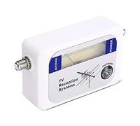 GOWENIC Medidor de Intensidad de Señal de Antena Digital |Mini Detector Portátil del Receptor del Buscador de la Señal de TV con el Contraluz para la Antena Terrestre Satelital