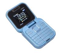 GOWENIC Mini Teléfono Móvil con Tapa 2G, Teléfono Celular Plegable con Linterna LED, Pantalla Pequeña de 1,77 Pulgadas, Teléfono con Tapa Desbloqueado Compatible con FM, Marcación Rápida