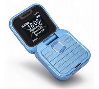GOWENIC Mini Teléfono Móvil con Tapa 2G, Teléfono Celular Plegable con Linterna LED, Pantalla Pequeña de 1,77 Pulgadas, Teléfono con Tapa Desbloqueado Compatible con FM, Marcación Rápida