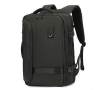 GOWENIC Mochila de Viaje Al Vacío con Bomba, Equipaje de Mano Expandible de 22-55 L con Puerto de Carga USB, Separación en Seco y Húmedo, para Viajes de Negocios