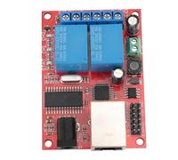 GOWENIC Módulo de relé UDP, Placa LAN Ethernet de 2 Canales |Interruptor de Control Remoto IoT Programable para Servidor WEB de Automatización del Hogar