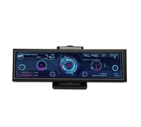 GOWENIC Monitor de Temperatura de Computadora USB C LCD de 8,8 Pulgadas, Segundo Monitor para Datos de CPU, para RasPi, Win, Admite Paisaje/Retrato, Rotación Automática de 360 (sin