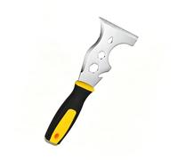GOWENIC Multi-Function Paint Scraper, 13-in-1 Stainless Steel Putty Knife, Ergonomic Anti-Slip Grip for Wall Repair, Home Renovation, Camping