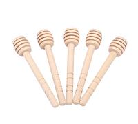GOWENIC Palitos de Madera para Rociar Jarabe, 24 Unidades |Varillas de Miel Natural para Mermelada, Jarabe de Arce, Caramelo, Mini Agitadores de 16 Cm para té y Galletas (10cm)