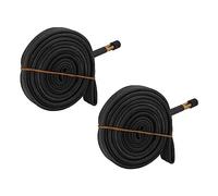 GOWENIC Paquete de 2 Tubos Interiores 700c con Válvula de 48 Mm |Tubo de Válvula de Caucho Butílico 700x23C con Palancas de Neumáticos para Bicicleta de Carretera