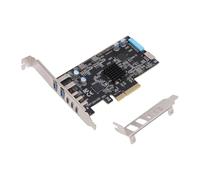 GOWENIC PCIe A la Tarjeta de Expansión USB 3.2 Gen 2 con Ancho de Banda de 10 Gbps, Tarjeta PCI Express con 2 Puertos USB C, Tipo A y Tipo E, Cubo de Puerto Interno para PC de Escritorio