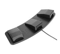 GOWENIC Pedal Mecánico USB Multifuncional |Conmutador Triple para Juegos, Pruebas de Fábrica y Reproducción Multimedia con Teclas Ergonómicas