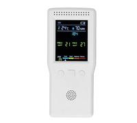 GOWENIC Portable Air Quality Monitor |Detector 9 en 1 para PM2.5 PM10 CO2 HCHO TVOC Temperatura Humedad |Backlit LCD Indoor CO Detector 5V