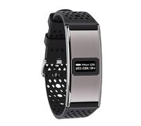 GOWENIC Pulsera Inteligente Ultra Delgada, Rastreador de Ejercicios a Prueba de Agua IPX8, Monitor de Sueño Ciclo Menstrual, Bluetooth5.3 con Múltiples Modos Deportivos para Mujeres (Black)