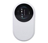 GOWENIC Punto de Acceso Móvil 4G WiFi 6, Alta Velocidad de 300 Mbps, Batería de Larga Duración, con Pantalla LED con Ranura para SIM, para el Hogar, Viajes de Negocios, Viajes (White)