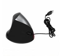 GOWENIC Ratón Vertical Ergonómico, Ratón óptico con Cable USB con 5 Botones y Cable de 4,4 Pies para Computadora Portátil PC
