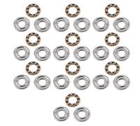 GOWENIC Rodamientos Planos de Acero de Alta Precisión 6x14x5mm |Juego de Rodamientos Axiales de Bolas de 10 Piezas F6-14M para Maquinaria Silenciosa (F6-14M 6 * 14 * 5mm(10 uds))