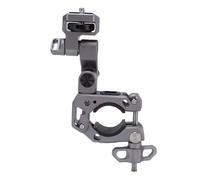 GOWENIC Soporte Universal para Manubrio de Bicicleta para Montaje de | Agarre para motocicleta Scooter, Action Cam 360 giratorio, soporte de aluminio CNC 3kg, amortiguación ajustable