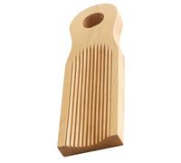 GOWENIC Tabla de ñoquis de Madera Maciza Tabla de Pasta Curvada Herramienta de Masa Hecha a Mano para ñoquis Italianos Textura Tradicional Fácil de Usar Tamaño Compacto para Cocinar en Familia