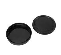 GOWENIC Tapa del Cuerpo y Tapa de Lente Trasera, Repuesto para Cámara GFX50S GFX50R GFX100S 100II GFX, Cubierta Protectora de Lente de Cámara con Material ABS y Diseño Apilable