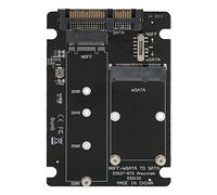 GOWENIC Tarjeta Adaptadora SSD MSATA NGFF M.2de Doble Bahía - Compatible con, OS X