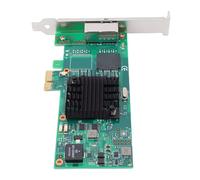 GOWENIC Tarjeta de Red Gigabit Ethernet, Adaptador de Red PCIE 2.1 X1 con Dos Puertos RJ45 y Soporte de Chip 350AM4, para Aplicaciones Industriales de PC de Escritorio de Servidor