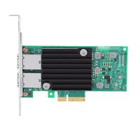 GOWENIC Tarjeta de Red PCIE de 10 GB, Controlador Adaptador Ethernet de Puerto RJ45 Dual 2, 10 GbE, con Virtualización de E/S de Raíz única, para Wins VMware