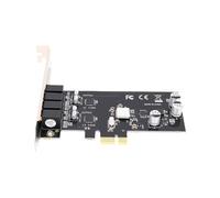 GOWENIC Tarjeta de Sonido PCI Express X1 2 Canales HD Interna | Soporte de ranura de perfil bajo, muestreo de 32 bits de 192 kHz, supresión de ruido por IA, PC de escritorio en torre,