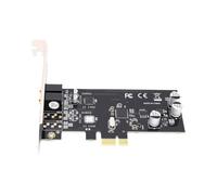 GOWENIC Tarjeta de Sonido PCIe para PC, Canal Único con AI Noise | Soporte de Perfil Bajo, HD de 192 kHz y 24 Bits, Compatible con Windows 11, de 32 Bits, Escritorio para Juegos