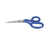 GOWENIC Tijeras de Corte de Pico de Pato de Acero Inoxidable |Tijeras Ergonómicas para Alfombras de 7,08 Pulgadas para Manualidades de Alfombras con Apliques de Mechones, Color Amarillo (BLUE)