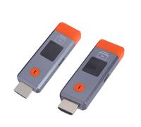 GOWENIC Transmisor y Receptor HDMI Inalámbrico, Extensor de 165 Pies/50 M Decodificación 4K Salida 1080P, Banda Dual, para Video/Audio a Monitor Desde PC TV Box