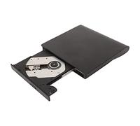 GOWENIC Unidad de DVD Externa, Reproductor de DVD Portátil USB 3,0, Reproductor de CD ROM, Reproductor de DVD Ultra Delgado de Alta Transmisión para Ordenador Portátil de Escritorio