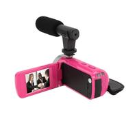 GOWENIC Videocámara Digital de 16MP, Grabadora de Video 1080P con Micrófono, Zoom 16X, Diseño de Pantalla de 2,4 Pulgadas, Cámara de Video Digital para Entrevistas, Eventos Deportivos,