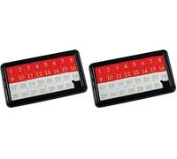 Gowi 360-73 - Puzzle de números con Piezas deslizantes, Color/Modelo Surtido (Paquete de 2)