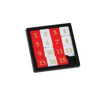 GOWI Mini rompecabezas deslizante 360-72 de 6,5 x 6,5 x 0,8 cm