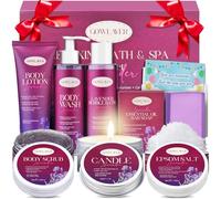 GOWLAVER Regalos de spa para mujeres, calcetines de regalo para mujeres, regalos de Navidad, regalos relajantes para mujeres, juegos de baño para mujeres, cestas de regalo de spa, R