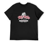 Gown Bates Motel Psycho Movie - Camiseta con impresión gráfica para hombre, color negro, Negro , XL