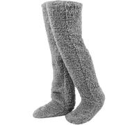 GOWTX Pantuflas Peludas por Encima de Rodilla, Invierno Calcetines Peludos Encima de Mullido Mujer Hogar, Warm Over Knee Fuzzy Sock Slippers para Muslo di Cálido