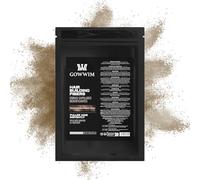 Gowwim Cabello disperso - 100 g de polvo de pelo completo en segundos hombres y mujeres, plenitud instantánea, resistente al viento y al agua, fácil de lavar, color marrón medio
