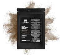 Gowwim Cabello disperso - 100 g de polvo de pelo completo en segundos hombres y mujeres, plenitud instantánea, resistente al viento y al agua, fácil de lavar, color marrón oscuro