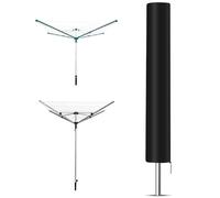 Goxiry Funda Protectora para Secadora de Ropa Rotativa 168 x 30 x 30 cm Funda para Secadora de Ropa Rotativa 420D Oxford Cubre Tendederos Exterior, Compatible con Leifheit, Vileda, Juwel