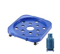 GOXQIT 2 Pcs 360 Degree Swivel Casters Stand with Brake System 5 Gallon Bucket Roller Base Dolly For Flower Pot Home Indoor Outdoor Apartment para Uso Doméstico