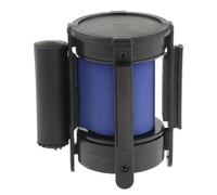 GOXQIT Cinturón de aislamiento retráctil 2,0 m, for tubería 63,0mm diámetro, cinta límite sistema guía tira barrera adecuada, uds Para Montaje(Blue)