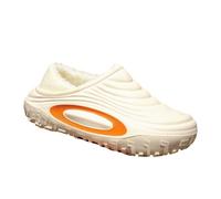 GOXQIT Cotton Men's Slippers Winter Warm Plush Men Waterproof Garden Shoes Indoor Outdoor para Hogar(Khaki,38-39)