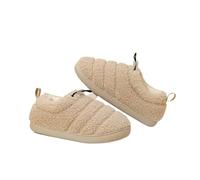 GOXQIT Winter Outdoor Thickened Warm All Inclusive Slippers Indoor Adjustable Button Cotton Shoes Non-Slip Fleece para Hogar(Color2,38-39)